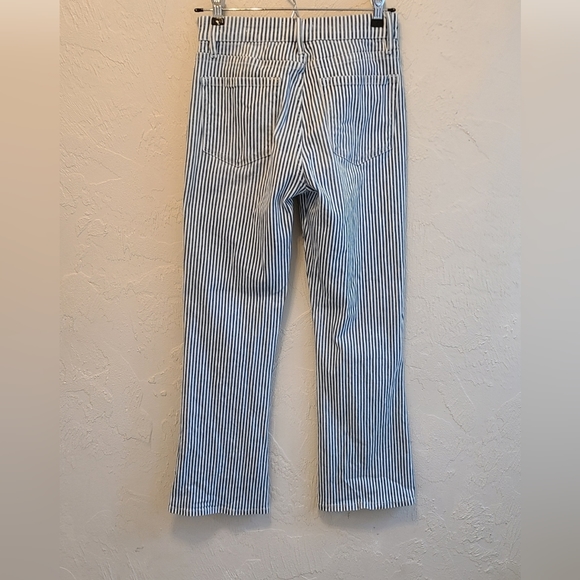 Frame Denim Engineer Stripe Kick Flare Jeans - Size 25 - Picture 9 of 10